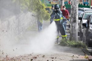 Soldados azules se enfrentaron a la pandemia