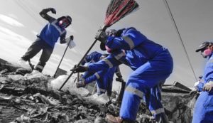 Soldados azules se enfrentaron a la pandemia