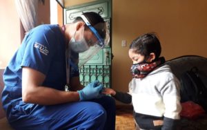 Visita a niños para prevenir la malnutrición