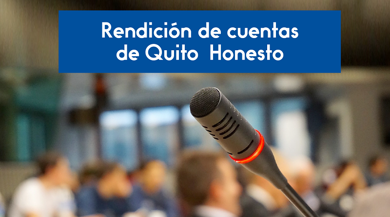 Participación rendición cuentas Quito Honesto
