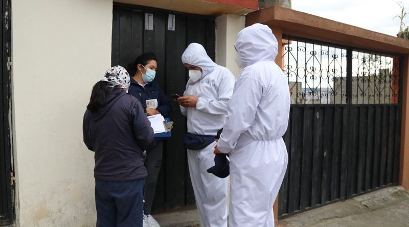 Búsqueda de casos covid en 10 barrios