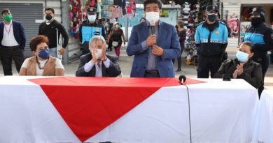 Comerciantes Plaza La Michelena apoyan alcalde