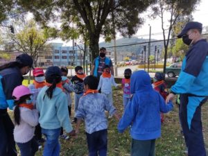 Espacios recreativos por parte del CACM a niños del CETI