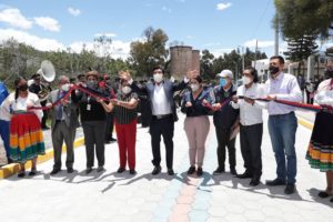 Inauguración adoquinado e infraestructura Quitumbe