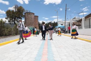Inauguración adoquinado e infraestructura Quitumbe
