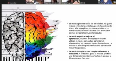 Talleres de musicoterapia