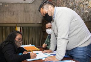 Firma de convenio comerciantes autónomos