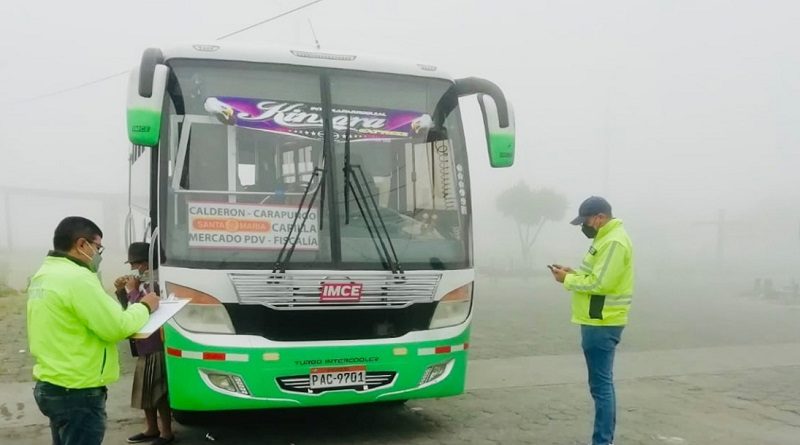 Supervisión transporte público
