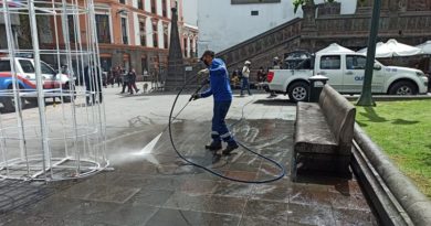 Trabajo de Emaseo EP en fiestas de Quito