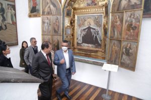 Alcalde y concejales visitan Museo del Carmen Alto