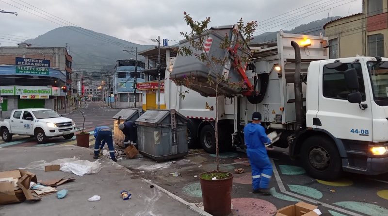 Afectación recolección de basura DMQ