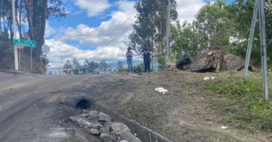 Afectaciones en Los Chillos tras manifestaciones