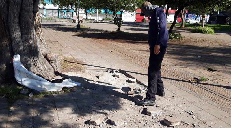 Daños de manifestaciones Centro Histórico