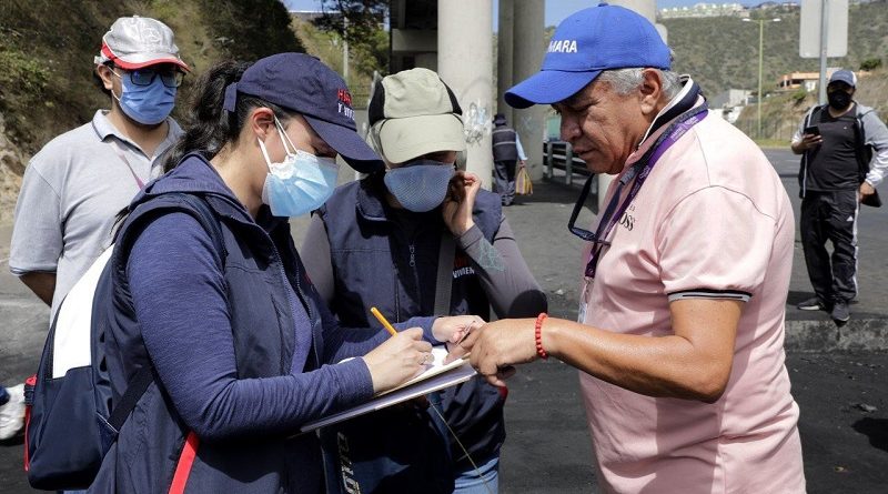 Levantamiento información daños después de manifestaciones DMQ