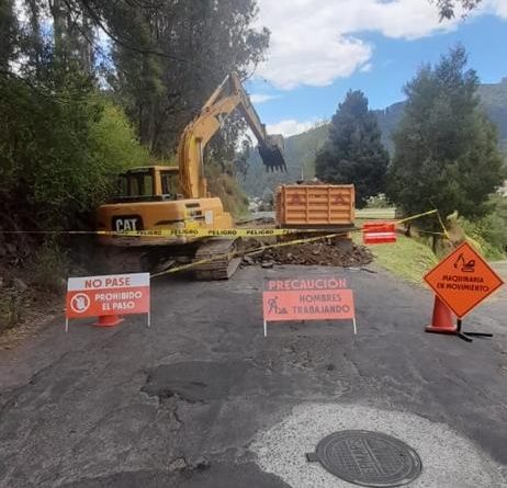 Intervención vial Alangasí