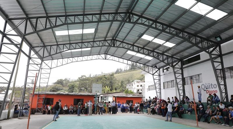 Cubierta cancha de multiuso San José de Minas