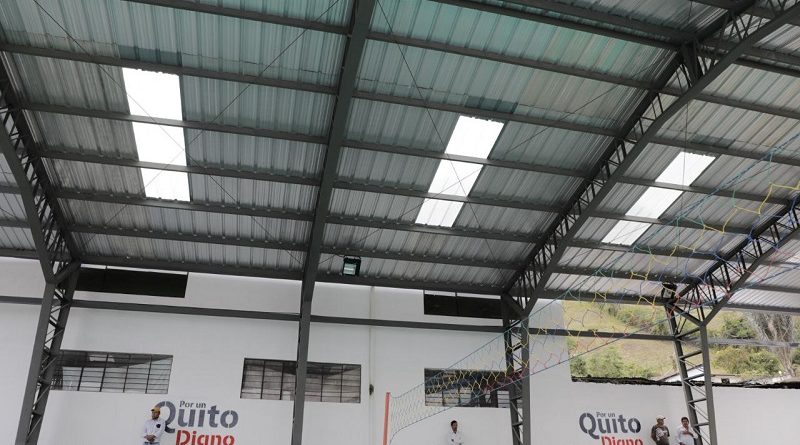 Cubierta cancha de multiuso San José de Minas