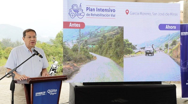 Obra vial San José de Minas