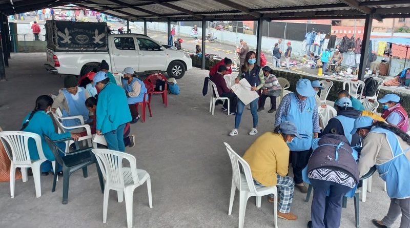 Talleres de salud mercado de San Roque