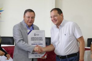 Firma de convenio Municipio y Ministerio del Interior