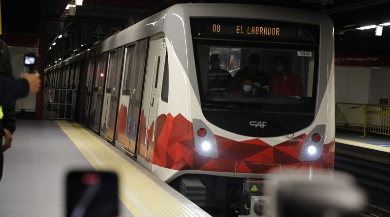 Metro de Quito 2 fase de inducción dinámica