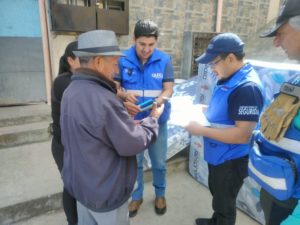 Doce familias damnificadas recibieron menaje de casa