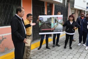 Entrega de adoquinados La Ecuatoriana