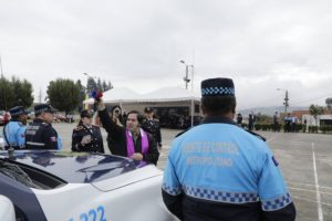 Entrega vehículos CACM y Secretaría de Seguridad