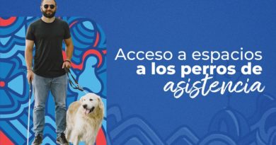 Espacios para perros de asistencia