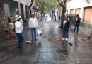 Artesanos y emprendedores dieron una ‘manita de gato’ a calles y espacios públicos del centro