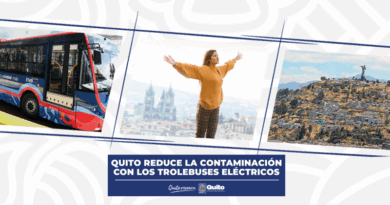 Trolebuses eléctricos mejoran la calidad del aire en Quito Trolebuses eléctricos mejoran la calidad del aire en Quito