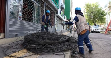 Soterramiento de cables avanza en la av. Rodrigo de Chávez Soterramiento de cables avanza en la av. Rodrigo de Chávez