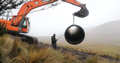 Terreno listo y avance sostenido en La Mica: Municipio completa remoción total de tierra y alcanza 50% en unión de nueva tubería Terreno listo y avance sostenido en La Mica: Municipio completa remoción total de tierra y alcanza 50% en unión de nueva tubería