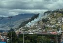 Bomberos controlan quema de desechos en el Panecillo
