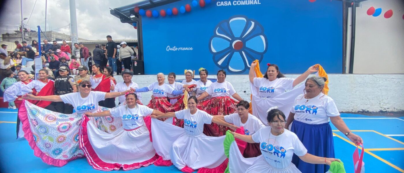 Municipio de Quito impulsa la unión y el desarrollo de los barrios con espacios comunales renovados para su comunidad