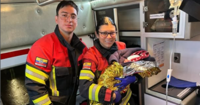 Bomberos asistieron un parto en plena vía pública, sucedió en Solanda