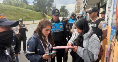 Más de 600 agentes participaron en el control del espacio público del 24 al 30 de enero