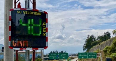 Seis radares educativos son instalados en la avenida Simón Bolívar y Ruta Viva