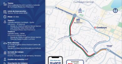 El 20 de enero inicia una nueva fase de rehabilitación de la Av. Oswaldo Guayasamín, en Cumbayá