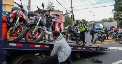 422 motos retenidas en 88 operativos de control ejecutados por el Municipio