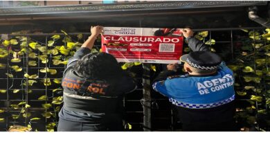 Operativo de control de la AMC deja como resultado seis locales clausurados, retención ilegal de personas y hallazgo de drogas