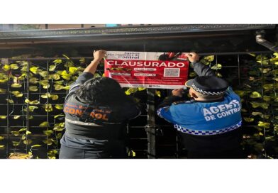 Operativo de control de la AMC deja como resultado seis locales clausurados, retención ilegal de personas y hallazgo de drogas