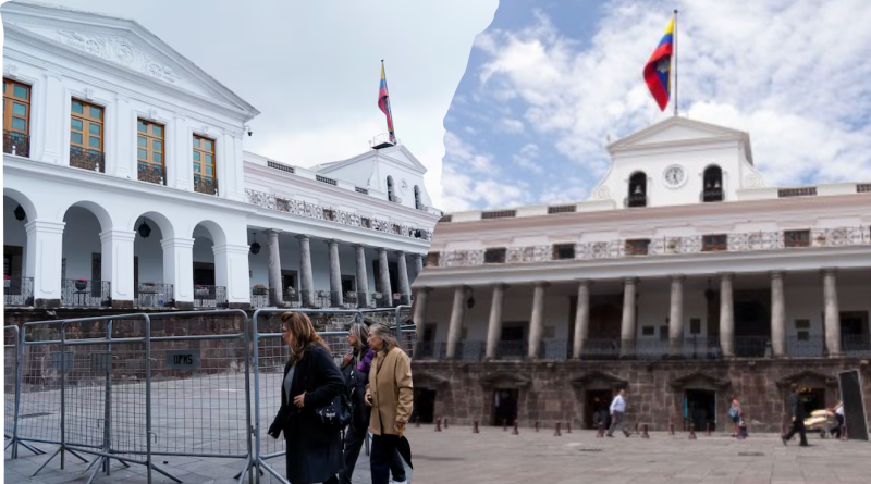 El gigante vallado que apaga la vida en la Plaza Grande